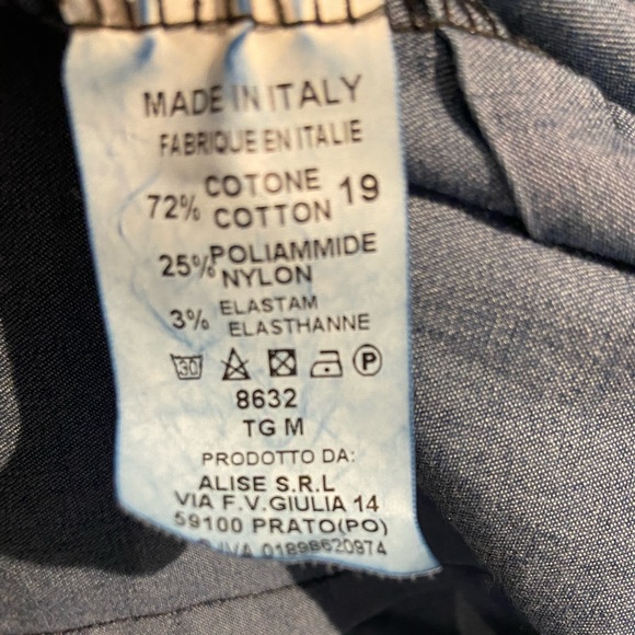 🌟 Worn once : Long shirt dress fitted at the waist in denim color - Picture 11 of 12